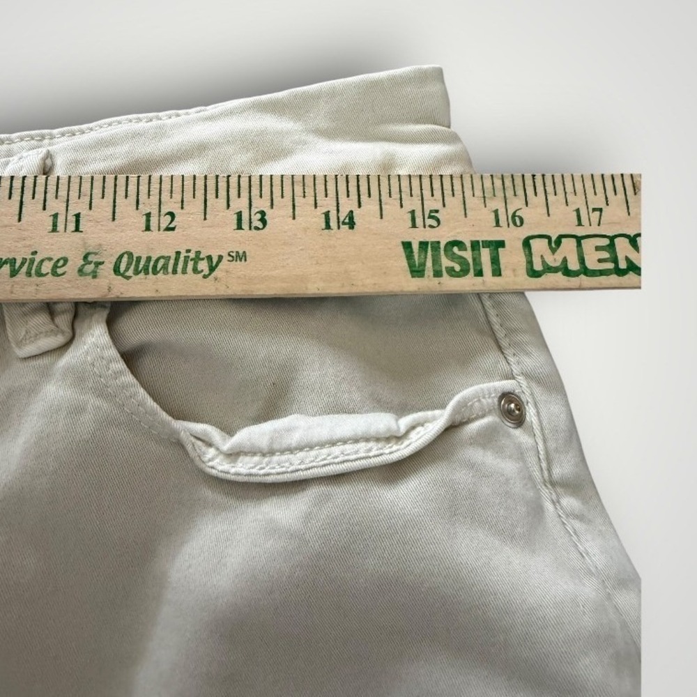 Good American Good Flare Jean Women 12/31 Bone High Rise Minimalist Quiet Luxury View 6